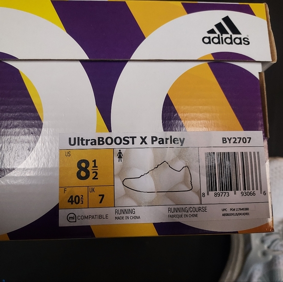 Adidas Parley Ultra boost uncaged running shoe size 8.5 - Picture 3 of 4